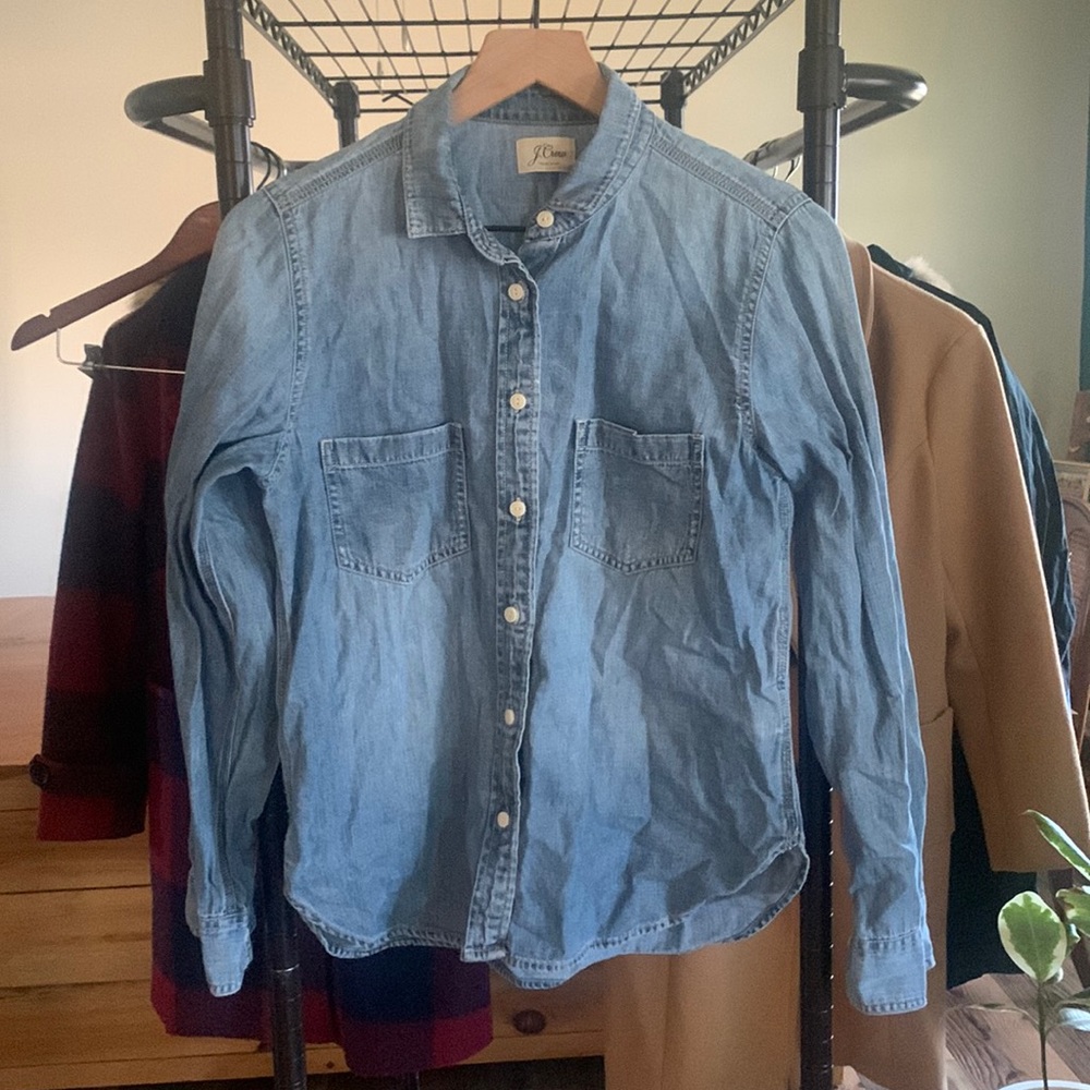 J crew Jean button down
